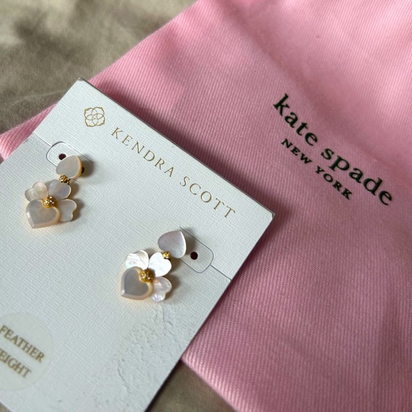 kate spade Jewelry Kate Spade Precious Pansy Drop Earrings Poshmark